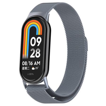 Xiaomi Smart Band 8 Zore KRD-01 Metal Kordon - 1