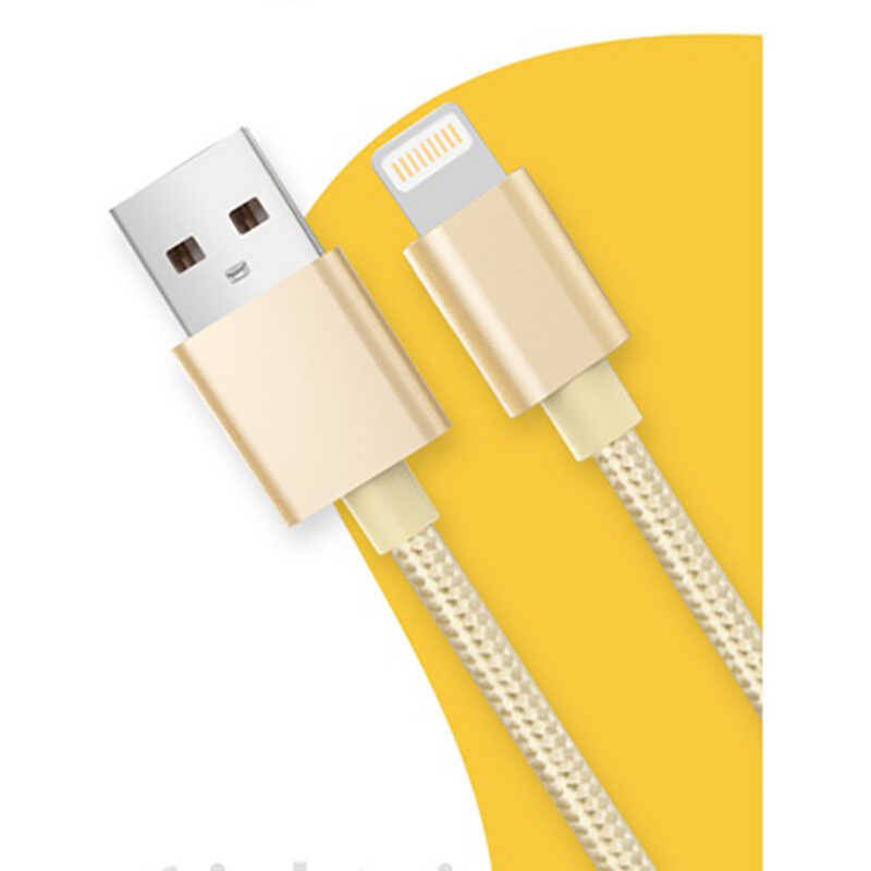 Xipin LX11 Lightning Gold Usb Kablo - 1