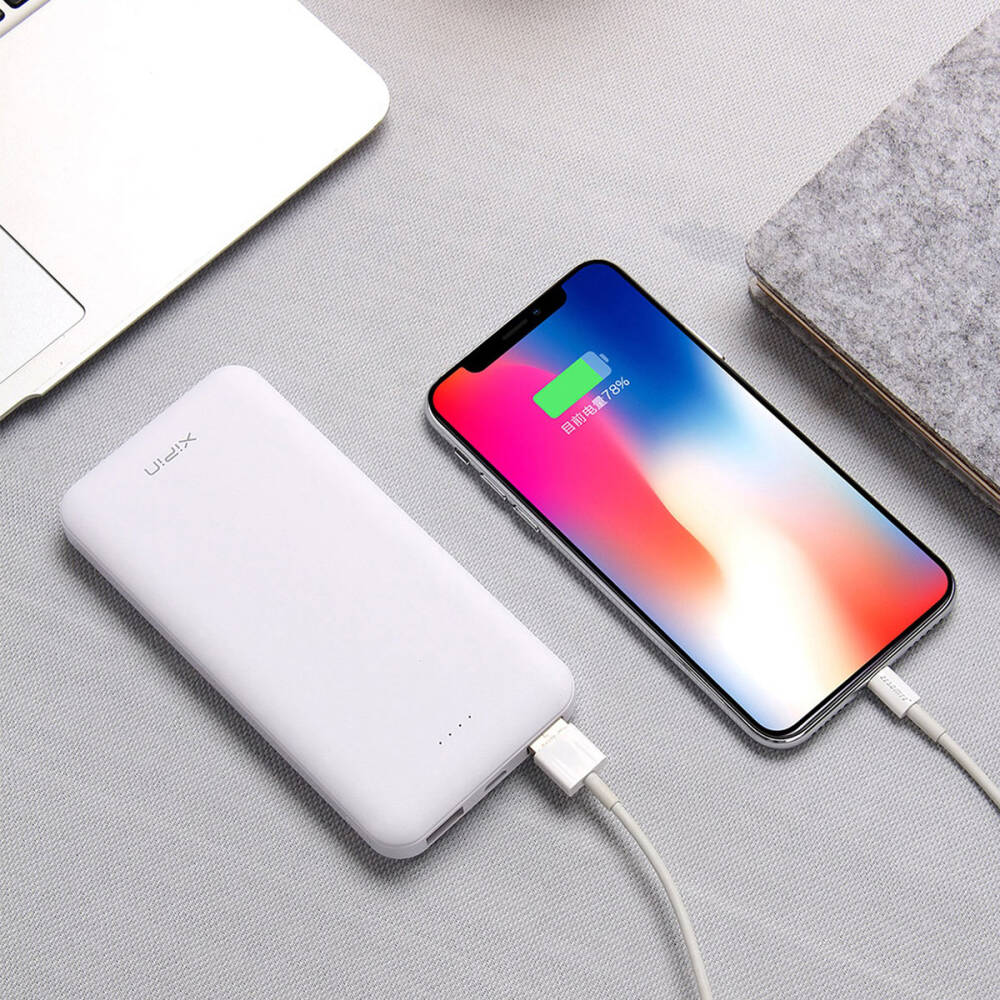 Xipin PX102 Hızlı Şarj Özellikli LED Göstergeli Dual USB Taşınabilir Akıllı Powerbank 10000mAh - 11