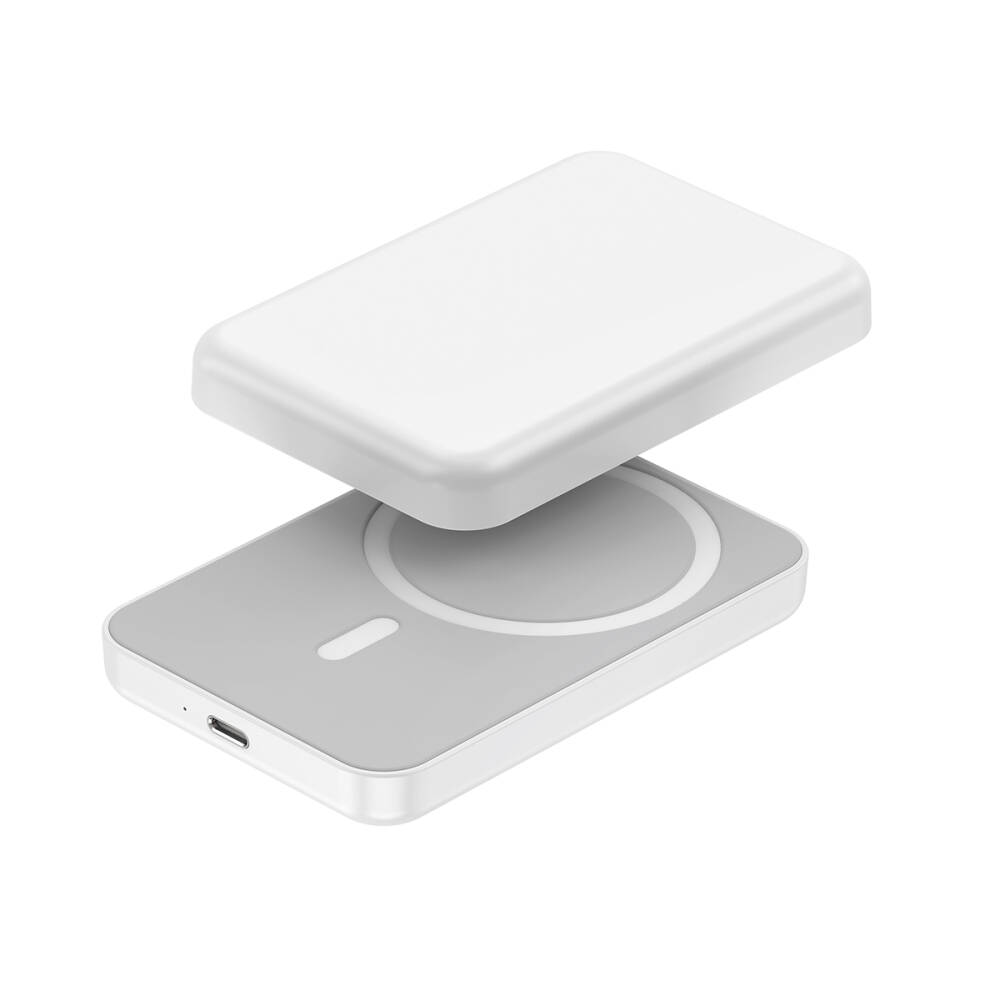 Xipin WS-T123 Magsafe Wireless Şarj Özellikli Akıllı Magnetik Powerbank 5000mAh - 3