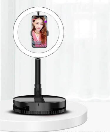 Zore 26 Cm Foldable Işıklı Telefon Tutucu Ring Light - 2