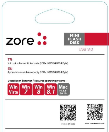 ​Zore 3.0 Metal Mini Flash Disk 16 GB - 2