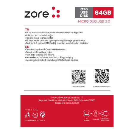 Zore 3.0 Micro Metal OTG 64 GB - 2