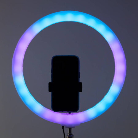 Zore 3D-36 36cm Canlı Yayın ve Ambiyans RGB Led Ring Light - 8