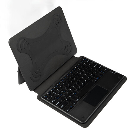 Zore Border Keyboard 13 inç Universal Bluetooh Bağlantılı Standlı Klavyeli Tablet Kılıfı - 7