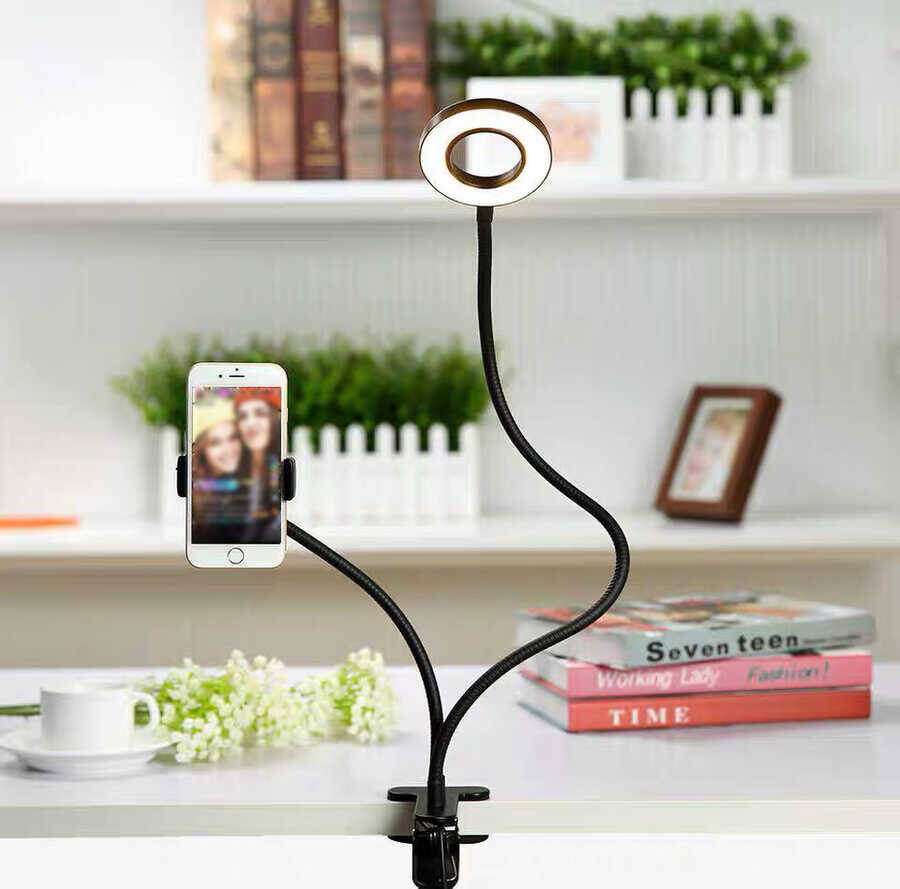 Zore Clip Flash Light Işıklı Telefon Tutucu Ring Light - 1