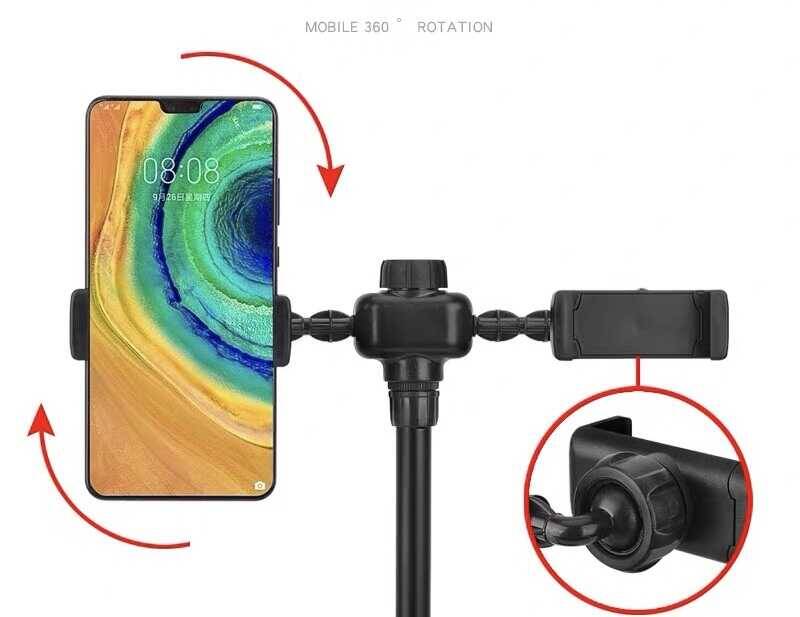 Zore Dual Big Light Işıklı Telefon Tutucu 16 cm Ring Light - 5