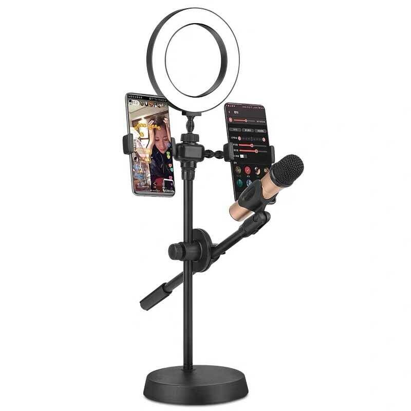 Zore Dual Big Light Işıklı Telefon Tutucu 16 cm Ring Light - 1