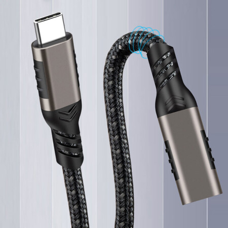 Zore Extension USB3.2 Type-C PD Uzatma Kablosu 100W 20Gbps 4K60Hz 0.5 Metre - 185