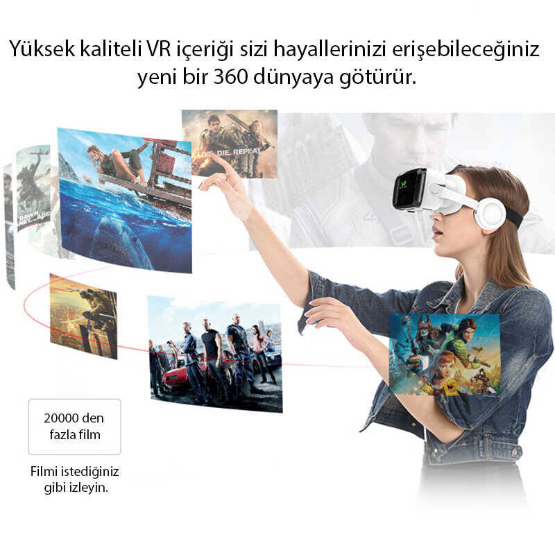 Zore G04BS VR Shinecon Sanal Gerçeklik Gözlüğü - 13