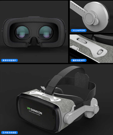 Zore G07E VR Shinecon 3D Sanal Gerçeklik Gözlüğü - 7