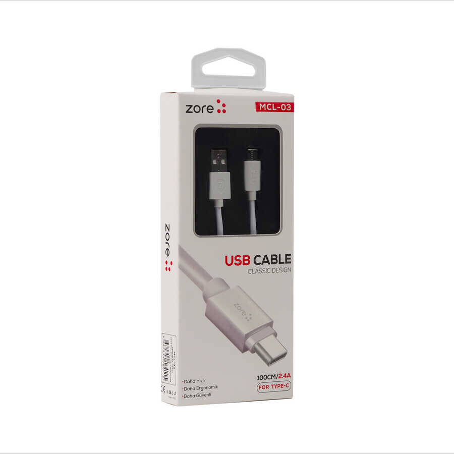 Zore MCL-03 Type-C Usb Kablo - 1