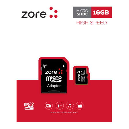 Zore Micro SD Hafıza Kartı 16GB - 1