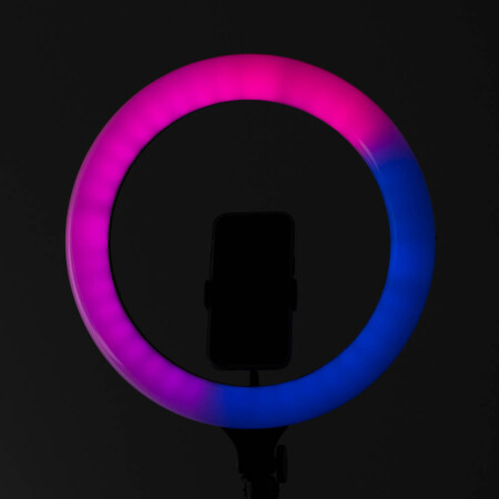 Zore MJ38 RGB 25W Ring Light Canlı Yayın 38cm USBli ve Telefon Stand - 11