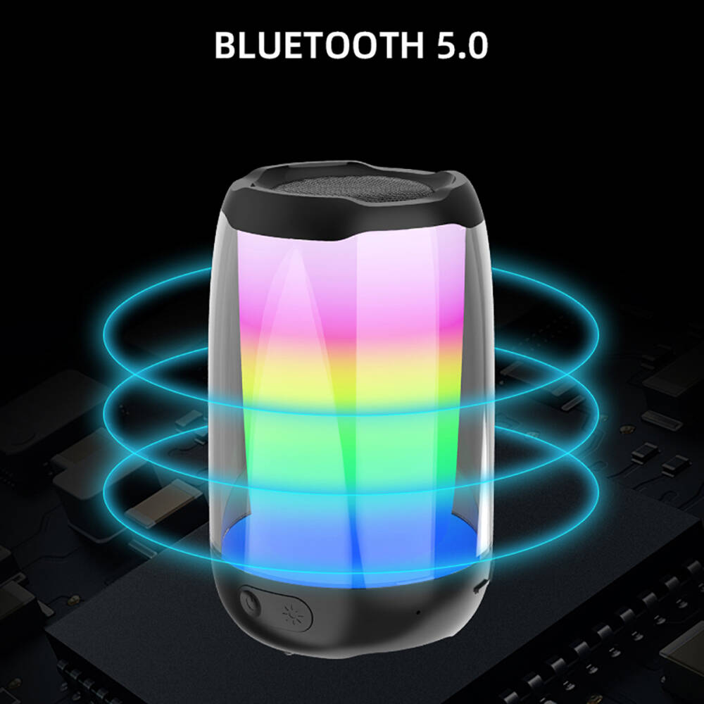 Zore NBY8893A Ayarlanabilir RGB Işıklı Bluetooth Hoparlör Speaker - 6