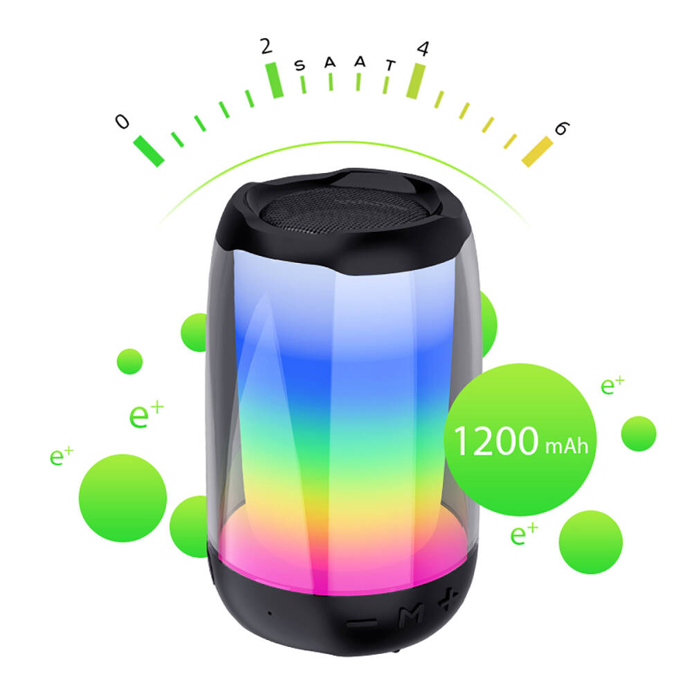 Zore NBY8893A Ayarlanabilir RGB Işıklı Bluetooth Hoparlör Speaker - 11