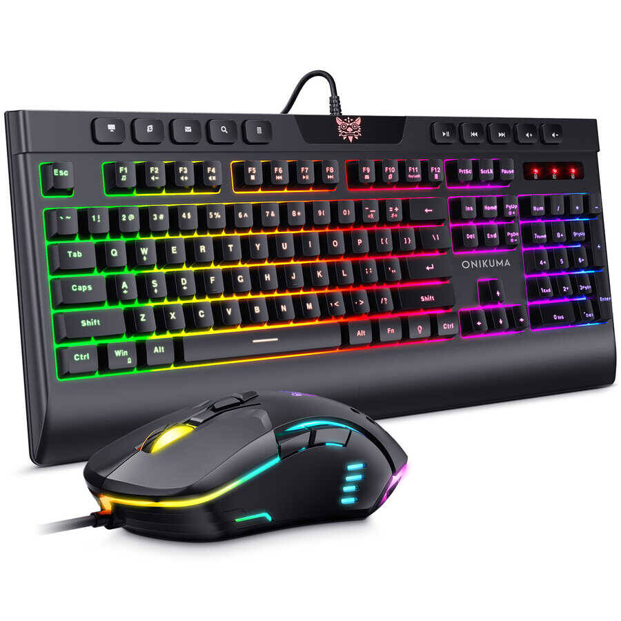 Zore Onikuma G21 RGB Oyuncu Klavye Mouse Seti - 1