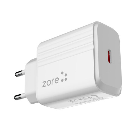 Zore Play Serisi PL2 Type-C to Lightning 2in1 PD Seyahat Şarj Aleti 20W - 6