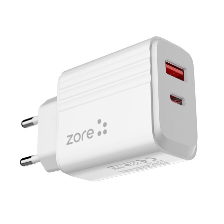 Zore Play Serisi PL3 Lightning 2in1 Seyahat Şarj Aleti 20W - 3