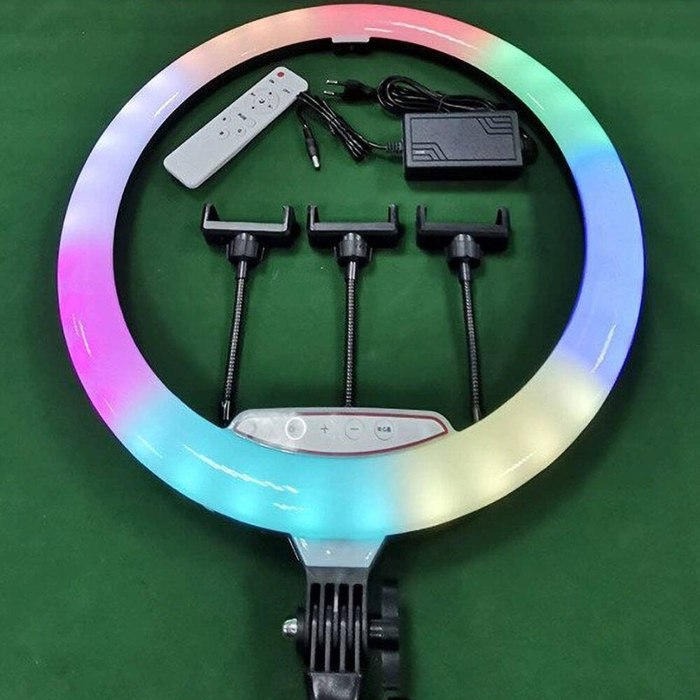 Zore RGB Light 45cm Işıklı Tripod Telefon Tutucu Ring Light - 3