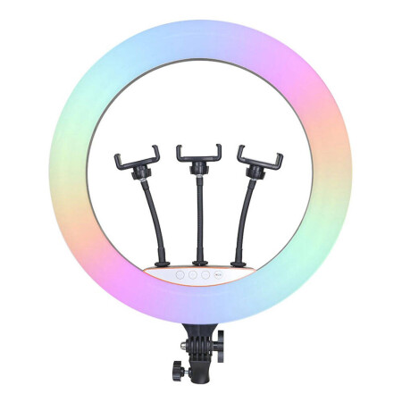 Zore RGB Light 56cm Işıklı Tripod Telefon Tutucu Ring Light - 2