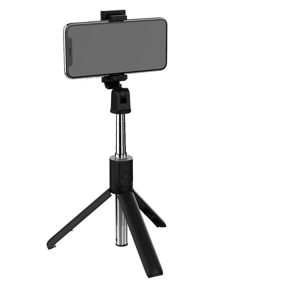 Zore S05 Bluetooth Selfie Özellikli Çok Fonksiyonlu Teleskopik Canlı Yayın Tripod Selfie Çubuğu - 5