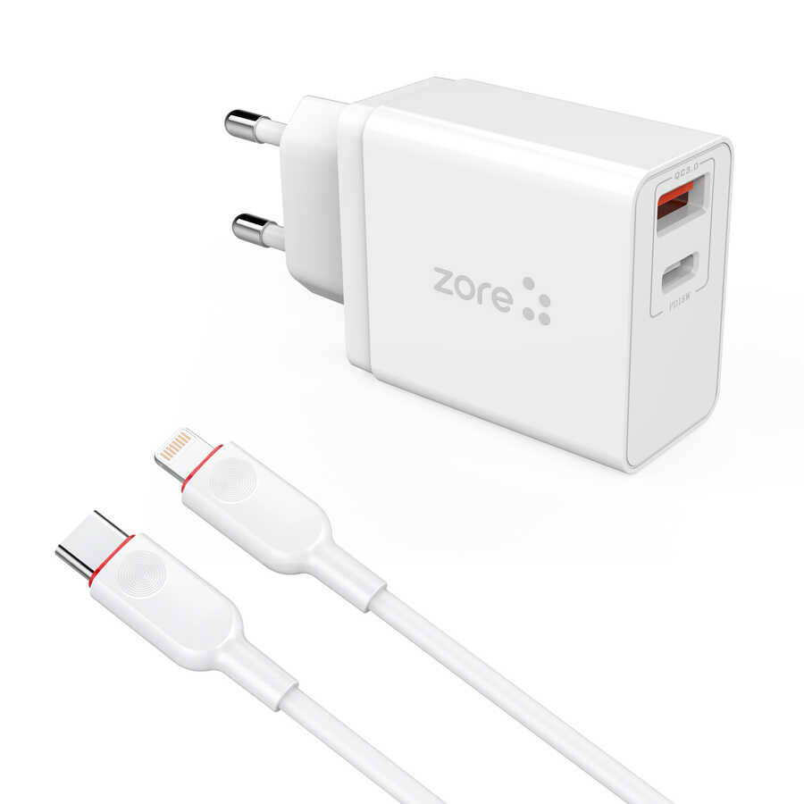 ​Zore XMac Serisi ZR-X2 PD To Lightning 2 in 1 Şarj Seti - 2